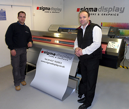 Large Format printer installation